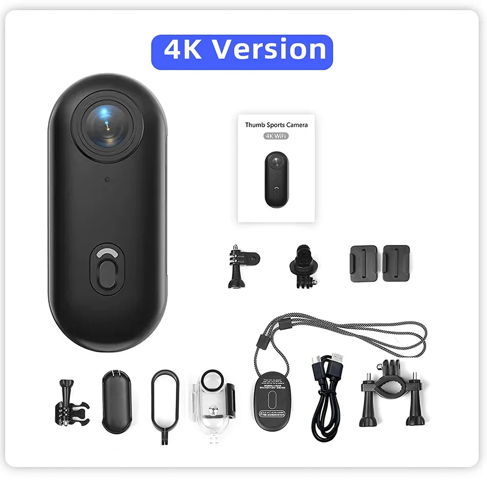 Mini Camara de acción Wifi 4K / 1080p