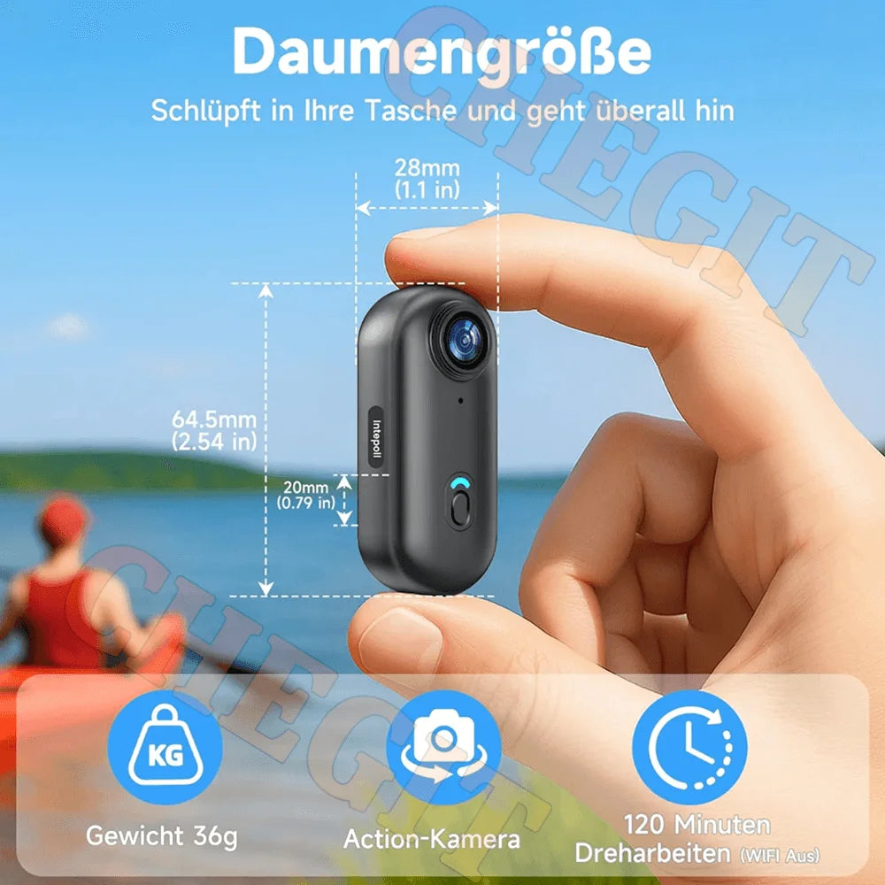 Mini Camara de acción Wifi 4K / 1080p