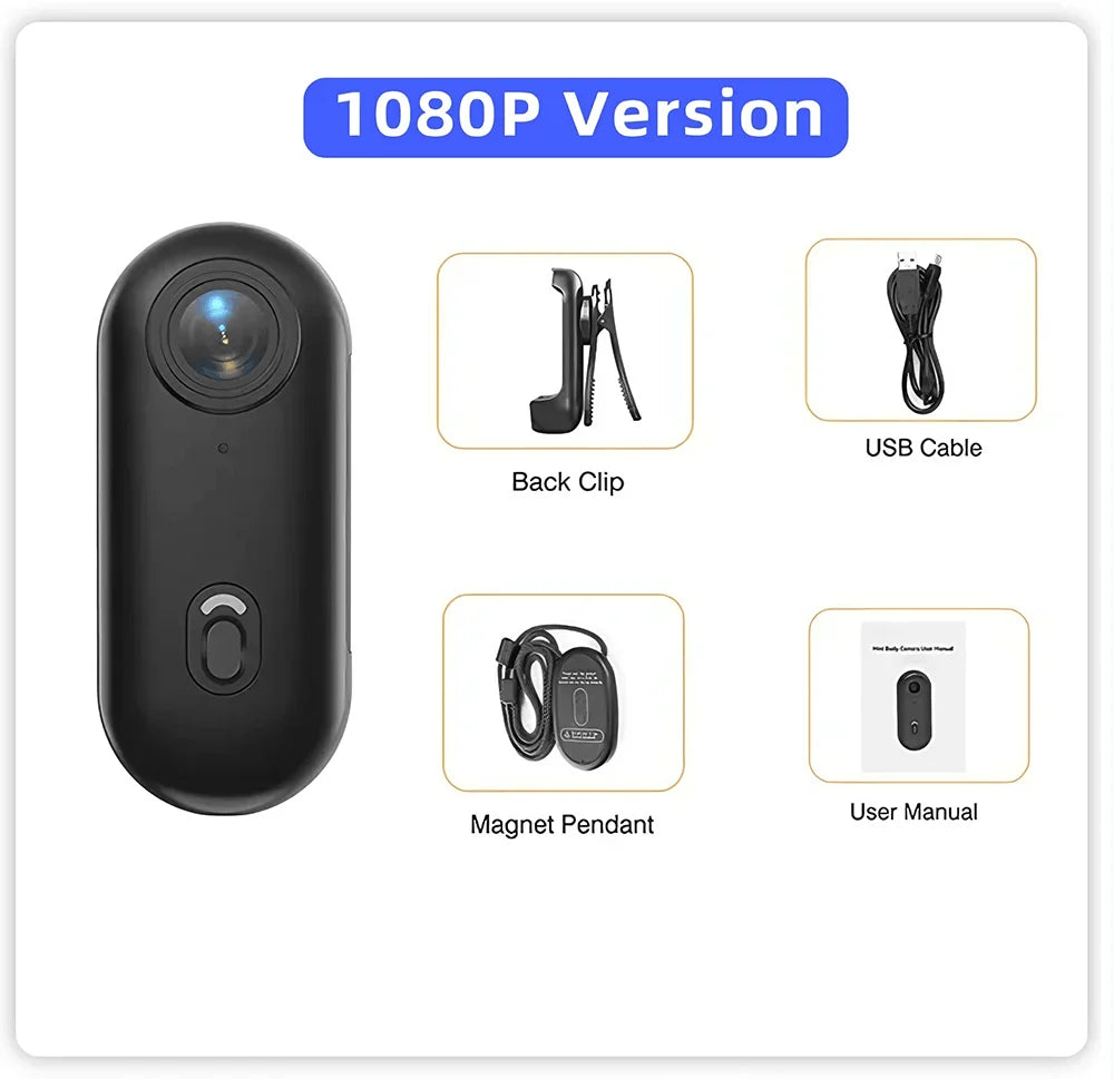 Mini Camara de acción Wifi 4K / 1080p