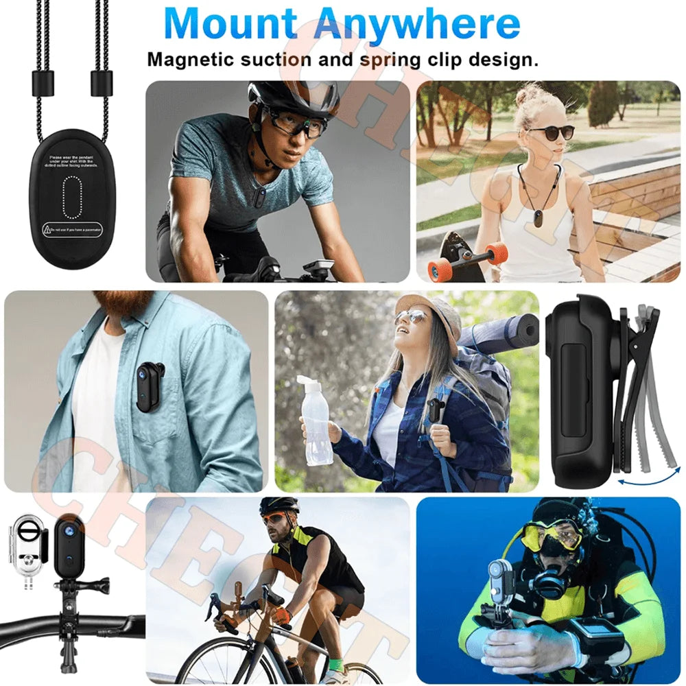 Mini Camara de acción Wifi 4K / 1080p